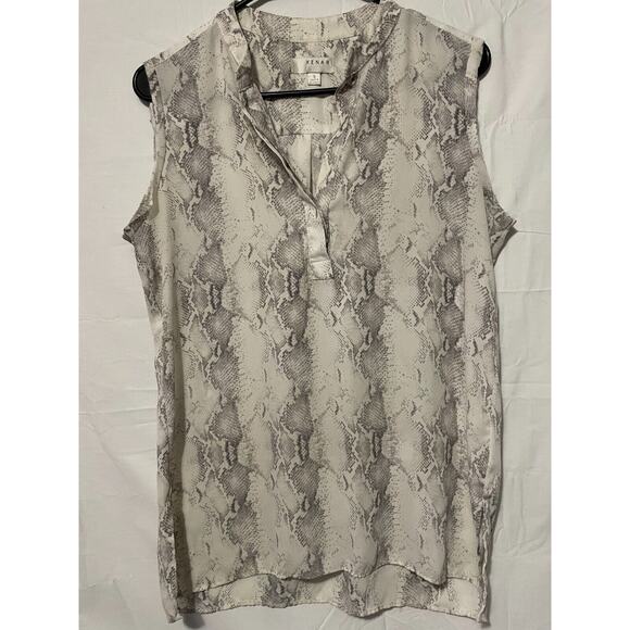 Kenar Womens Small Snake Skin Pattern Lightweight Tank Top Blouse - Picture 1 of 6